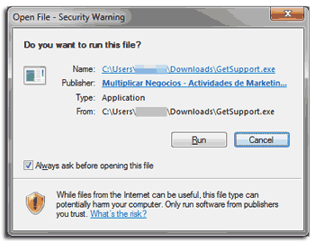 Security Warning
